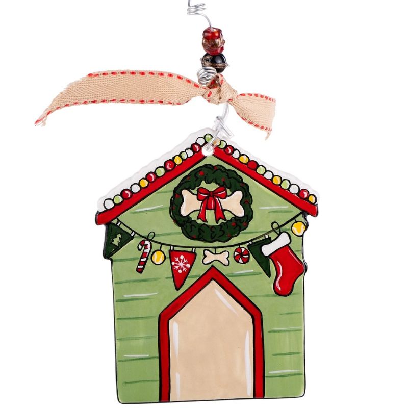 Dog House Flat Ornament